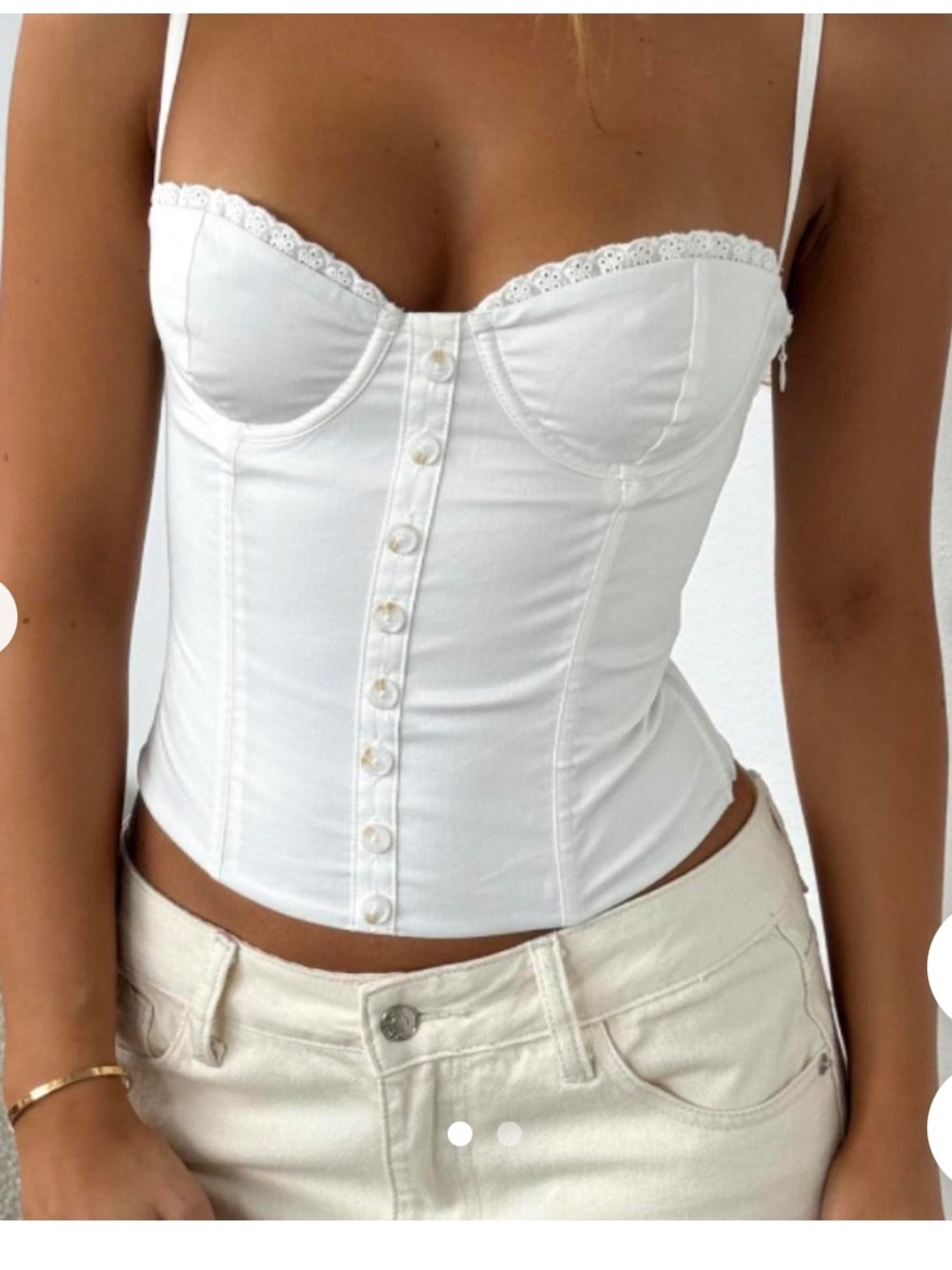 White Fox Fall in Love Bustier